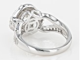 Moissanite Platineve Ring 2.66tw D.E.W