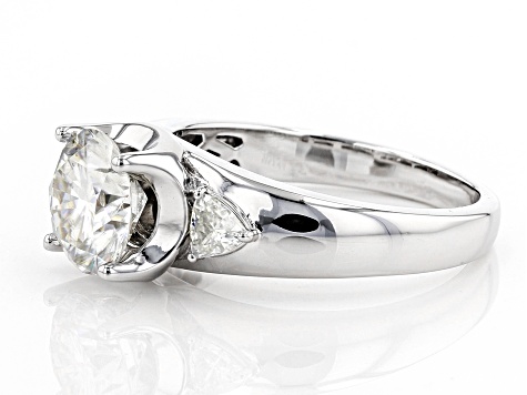 Platineve™ Moissanite Fire® Ring - MOS508 | JTV.com