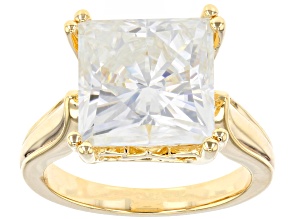 Bridal Rings Ring Sets More Jtv Moissanite 14k Yellow Gold Over Sterling Silver Ring 8 25ct Dew