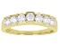 Moissanite 14k Yellow Gold Over Silver Ring .70ctw DEW.