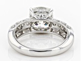 Moissanite Platineve Ring 3.10ctw DEW.