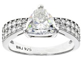 Moissanite Platineve® Ring 2.12ctw DEW