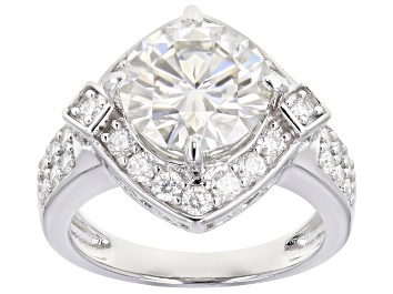 Picture of Moissanite Platineve Ring 4.30ctw DEW.