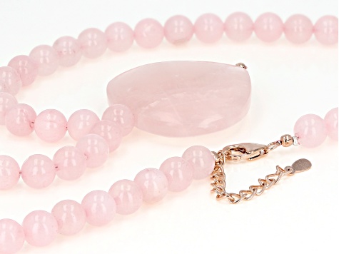 pink rose quartz jewelry