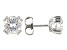 Moissanite Fire® 2.00ctw Diamond Equivalent Weight Round Platineve® Stud Earrings