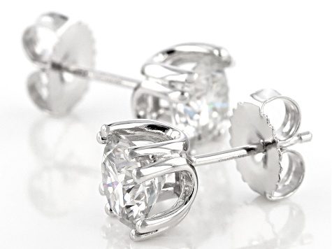 jtv moissanite stud earrings