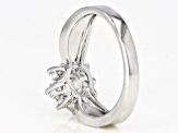 Moissanite Platineve™ ring .70ctw DEW