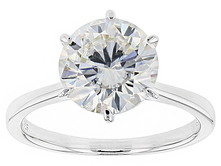 One Carat Solitaire Engagement Ring - Paula – Moissanite Rings