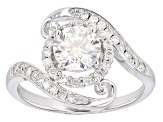 Moissanite Fire® 1.65ct Diamond Equivalent Weight Round, Platineve™ Ring