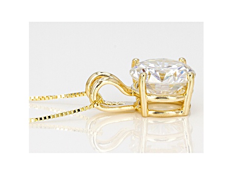 Moissanite 14k Yellow Gold Pendant 3.10ct DEW. - MSJ298 | JTV.com