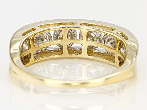 Moissanite 14k Yellow Gold Ring 1.98ctw D.E.W