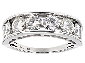 Picture of Moissanite 14k White Gold Ring 1.98ctw D.E.W