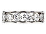 Moissanite 14k White Gold Ring 1.98ctw D.E.W