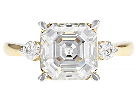 Moissanite 14k Yellow Gold Ring 4.38ctw DEW. - MSJ436B | JTV.com