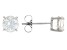 Moissanite 14k White Gold Stud Earrings 2.00ctw DEW.