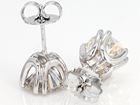 jtv moissanite stud earrings