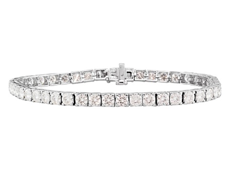 Moissanite Platineve Tennis Bracelet 10 58ctw D E W Msn246 Jtv Moissanite Platineve Tennis Bracelet 10 58ctw D E W