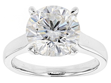 Picture of Moissanite Platineve Ring 4.75ct DEW