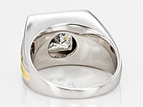 moissanite men's ring