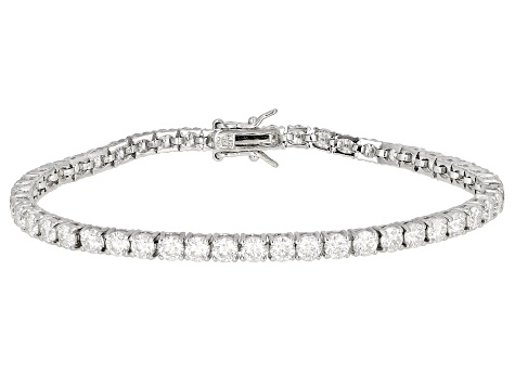 Moissanite Bracelet Platineve 7 84ctw Dew Msn513 Jtv Moissanite Bracelet Platineve 7 84ctw Dew