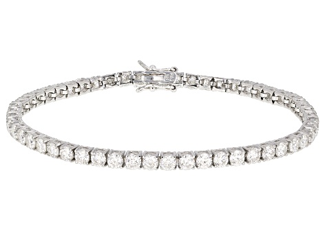 Moissanite Bracelet Platineve 8 64ctw Dew Msn513b Jtv Moissanite Bracelet Platineve 8 64ctw Dew