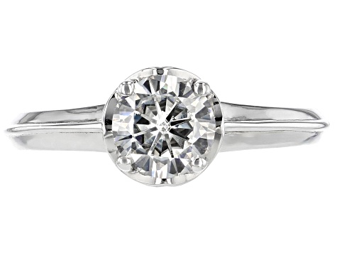 Moissanite Ring Platineve™ 1.00ct DEW