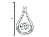 Moissanite Pendant Platineve ™ 1.20ctw DEW.