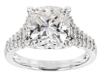 Picture of Moissanite Ring Platineve™ 5.58ctw DEW