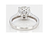 Moissanite Ring Platineve™ 3.87ctw DEW