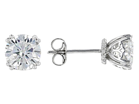 jtv moissanite stud earrings