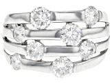 Moissanite  Platineve Ring 2.00ctw DEW