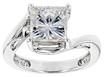 Picture of Moissanite Platineve Ring 3.10ct D.E.W