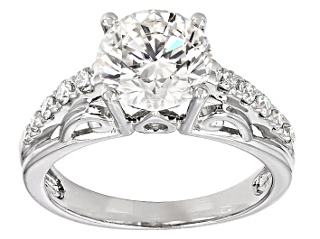 Picture of Moissanite Platineve Ring 2.92ctw D.E.W