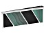 Green Malachite And Black Agate Stainless Steel Men's Money Clip
