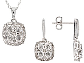 Monture Diamond Collection™ Silver Jewelry Set .75ctw