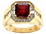 Mahaleo(R) Ruby 10k Yellow Gold Men's Ring