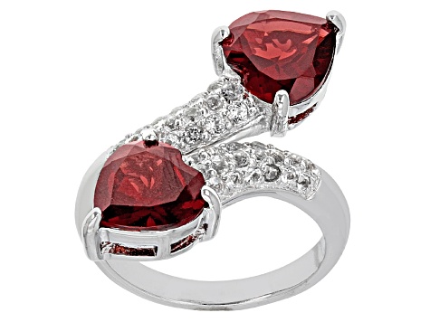 vermelho garnet rings