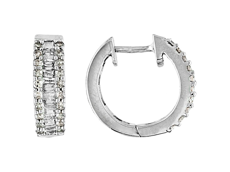 Lab-Grown Diamond Stud Earrings in 14K White Gold – My