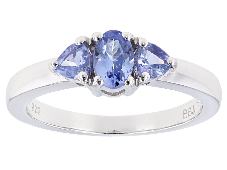 Tanzanite Engagement Ring - Trillion Cut | Jewelry By Johan