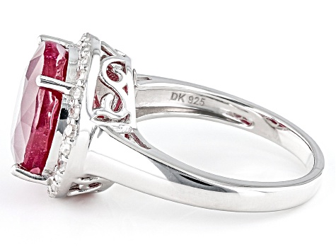 Mahaleo® Ruby Rhodium Over Sterling Silver Ring 8.67ctw