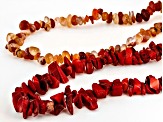 Multi-Gemstone Endless Nugget and Chip Strand Necklace Set of 11