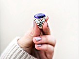 Purple Composite Turquoise Sterling Silver Ring