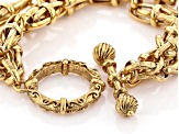 Gold-Tone Three Tier Chain Bracelet