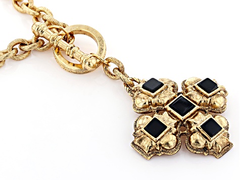 Crystal Gold-Tone Necklace