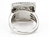 Silver-Tone Statement Ring