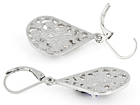 Crystal Silver-Tone Earrings