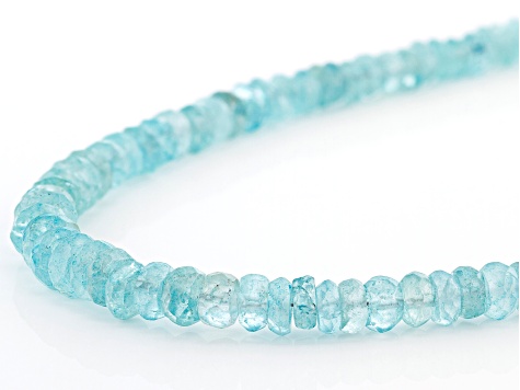 Mateo Aquamarine Beaded Necklace  Rent Mateo jewelry for $55/month