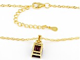 Red Mahaleo® Ruby 18K Yellow Gold Over Sterling Silver Pendant With Chain 3.08ctw