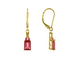 Red Mahaleo® Ruby 18K Yellow Over Sterling Silver Dangle Earrings 2.31ctw