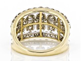 Candlelight Diamonds™ 10k Yellow Gold Wide Band Ring 1.50ctw